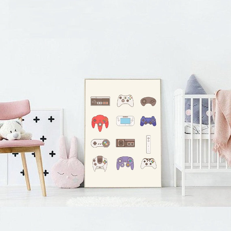 Transform Your Space with Decorative Paintings of Electronic Games